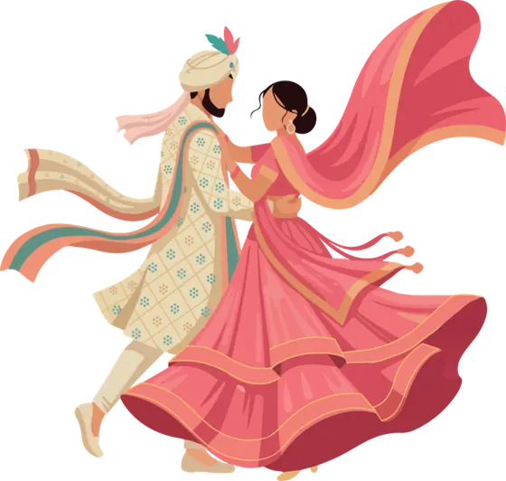 A couple dancing